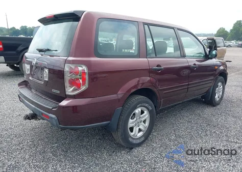 2007 Honda Pilot Lx из США, поврежденный, VIN 5FNYF18167B007051